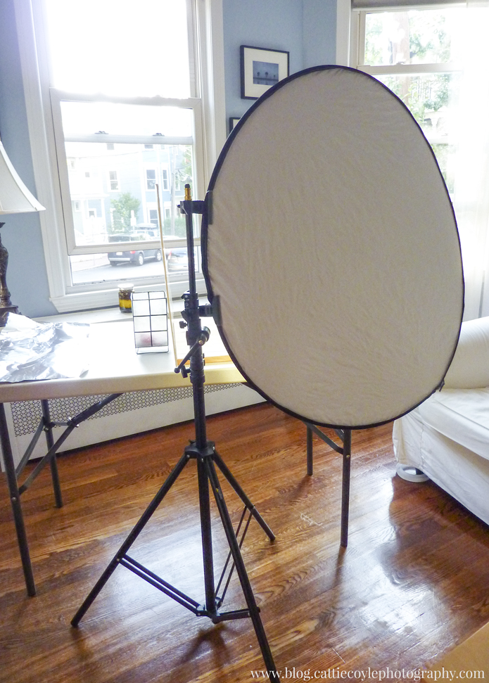 Large photography reflectors by Cattie Coyle Photography