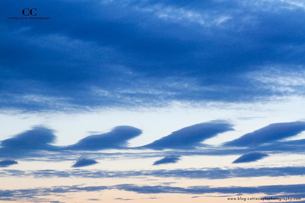 Kelvin Helmholtz clouds by Cattie Coyle Photography. © 2017, all rights reserved.