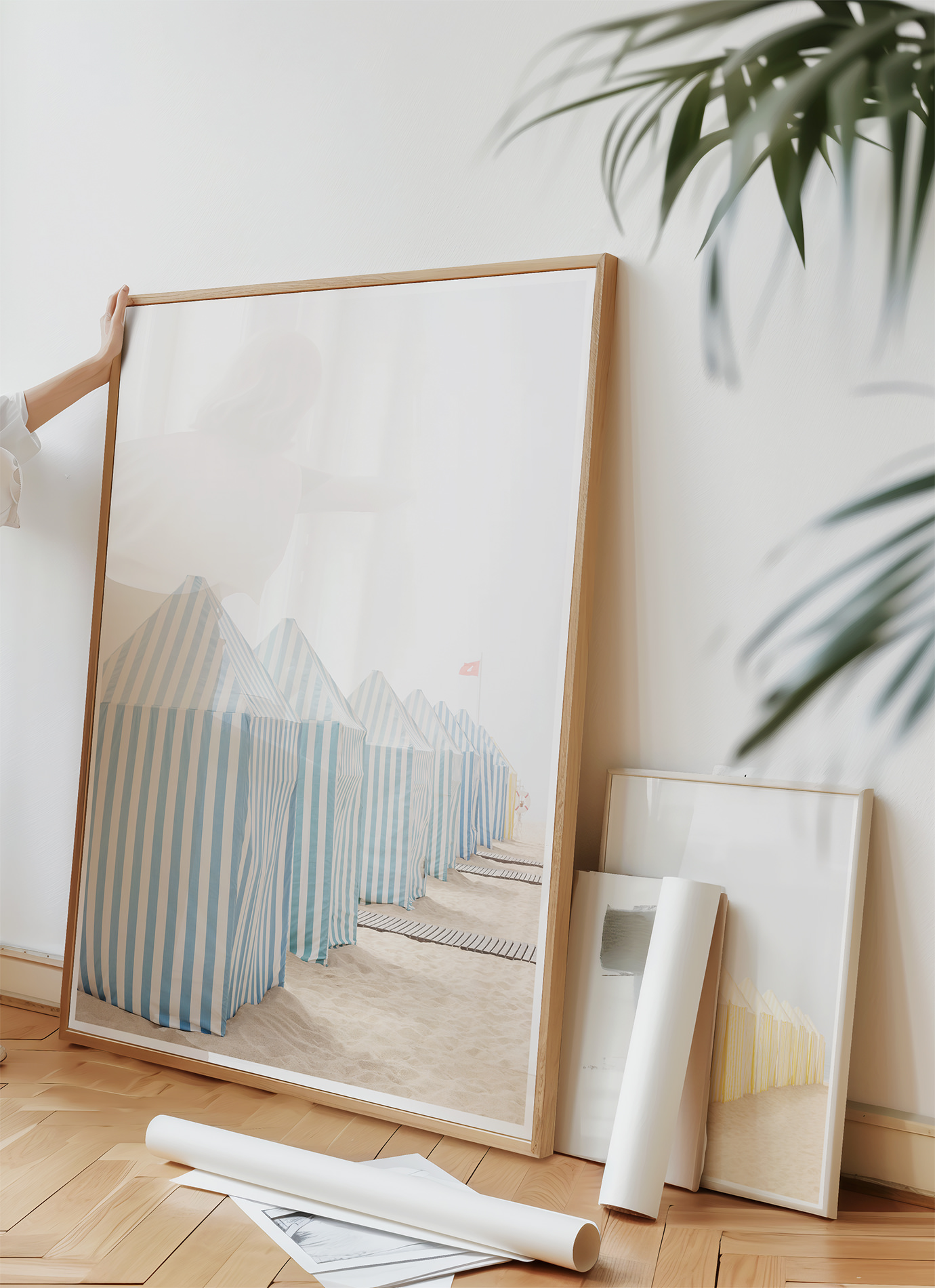 Beach art prints by Cattie Coyle Photography in studio. © 2024, all rights reserved.