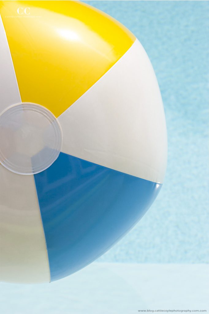 Swimming Pool No. 2 - Beach ball art by Cattie Coyle Photography