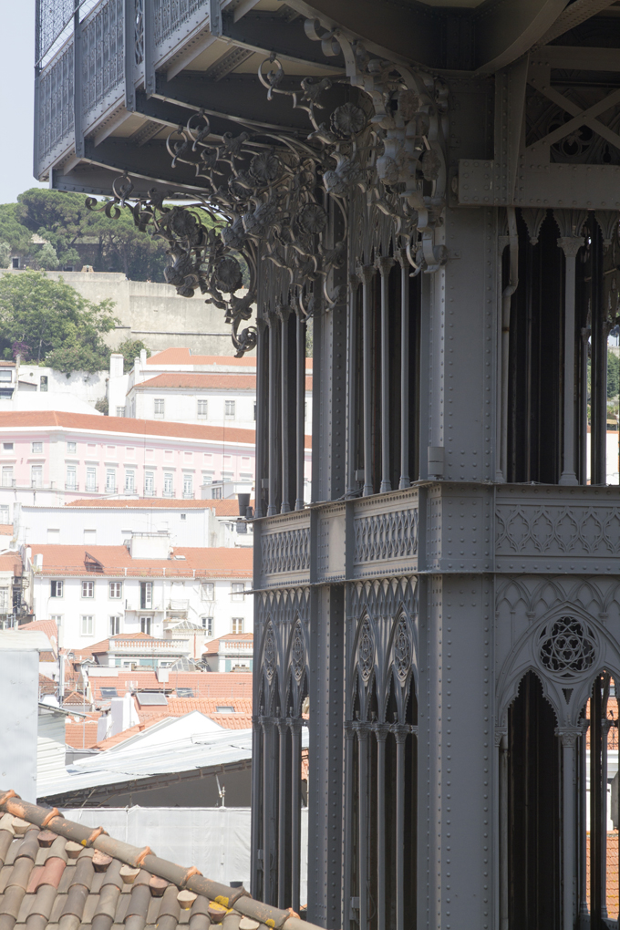Lisbon Portugal Elevador de Santa Justa by Cattie Coyle Photography
