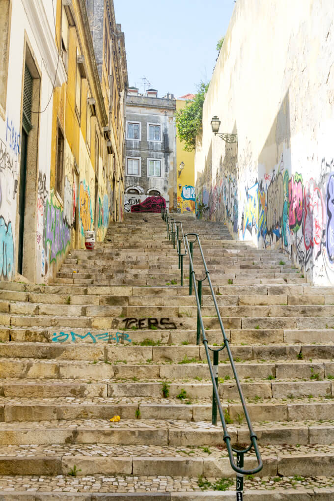 Lisbon stairs by Cattie Coyle Photography