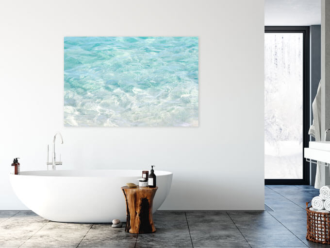 Bying Art Online: Turquoise Water acrylic glass print by Cattie Coyle Photography