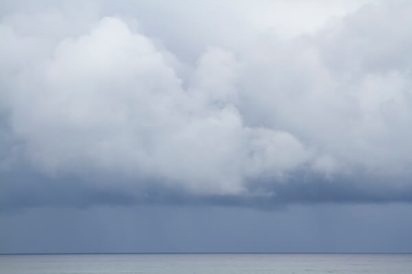 Storm clouds over the Baltic Sea outside Gotland, Sweden. Fine art print by Cattie Coyle Photography