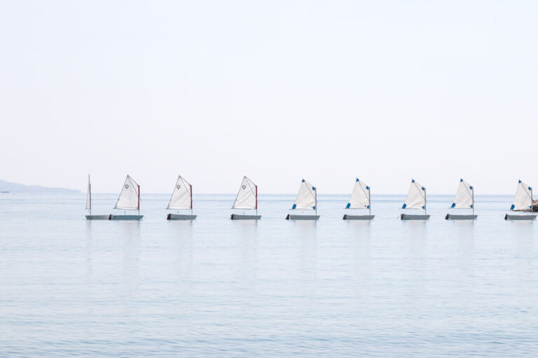 The Little Sailboats No 3 - Fine art print by Cattie Coyle Photography. © 2019, all rights reserved.