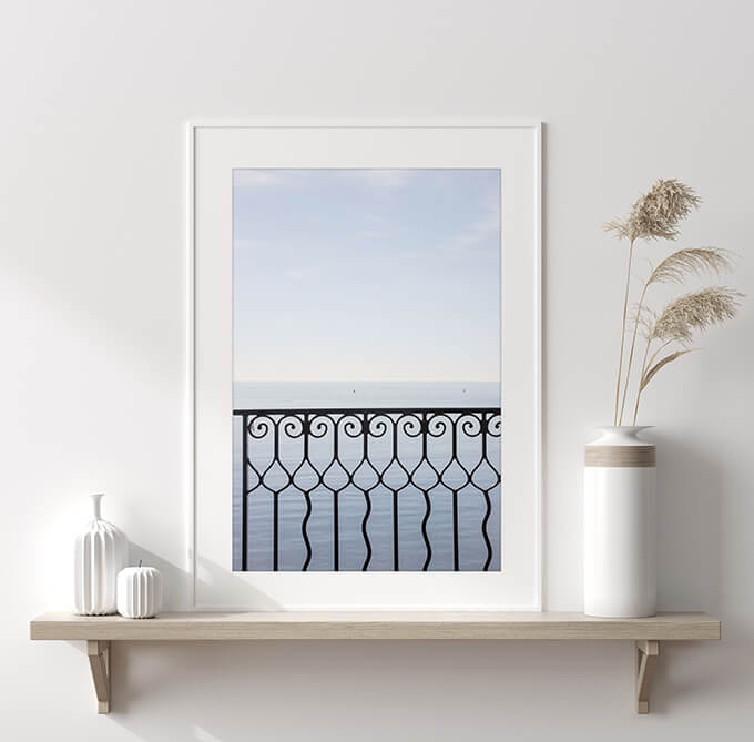 Quiet Morning - Calm sea wall art by Cattie Coyle Photography