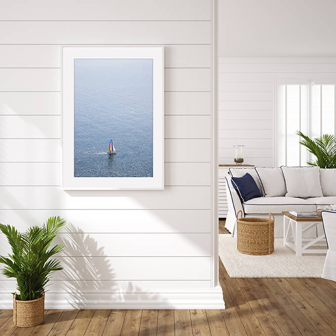 Sailing Nice - Coastal wall decor by Cattie Coyle Photography