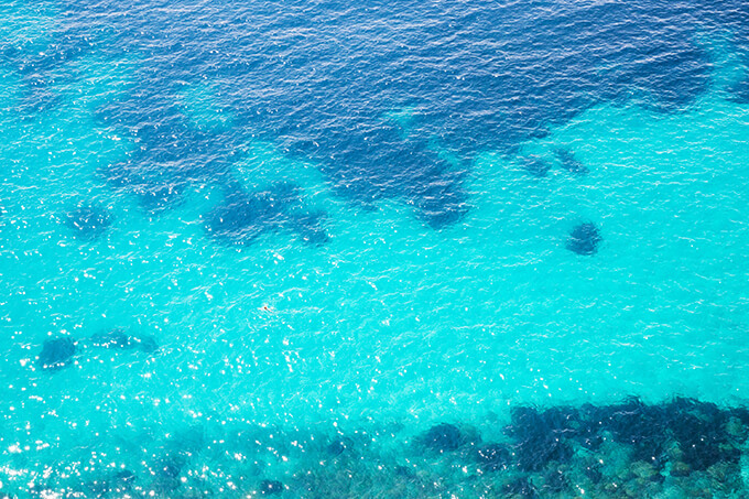 Turquoise Water No 1 - Mediterranean Sea aerial print by Cattie Coyle Photography sm