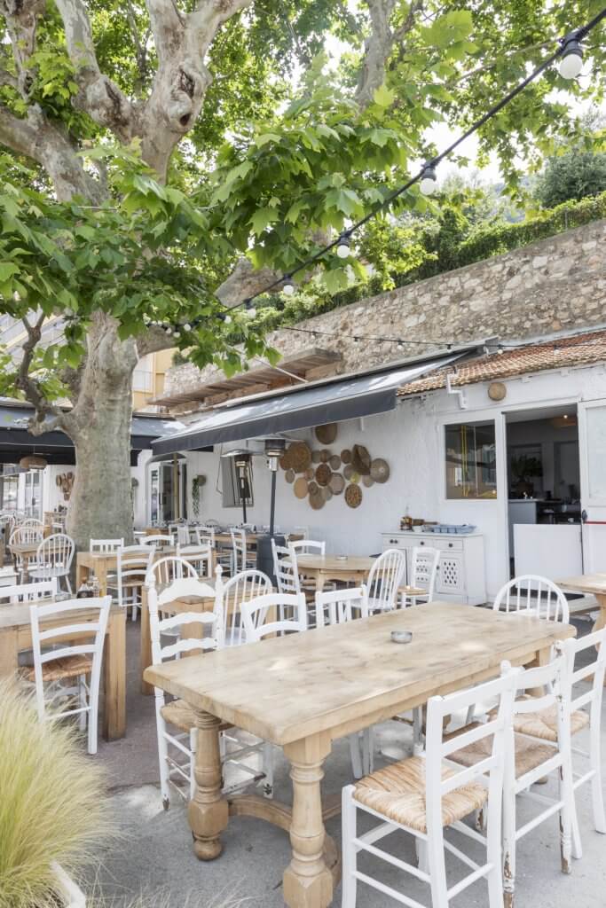 La Corderie restaurant in the Old Harbor, Port de la Darse, in Villefranche-sur-Mer by Cattie Coyle Photography
