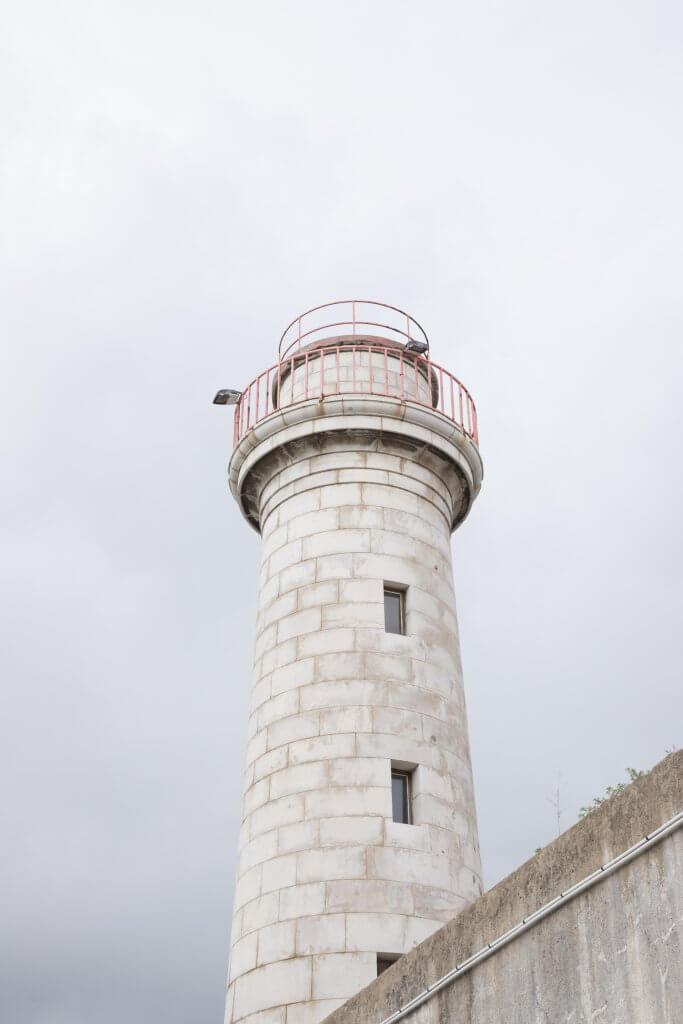 Lighthouse in Port Vauban, Antibes, France by Cattie Coyle Photography