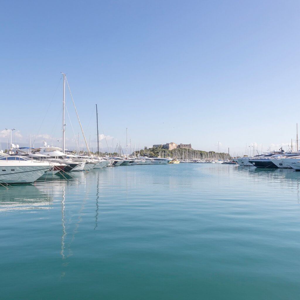 Port Vauban marina, Antibes, France, by Cattie Coyle Photography. © 2019, all rights reserved.