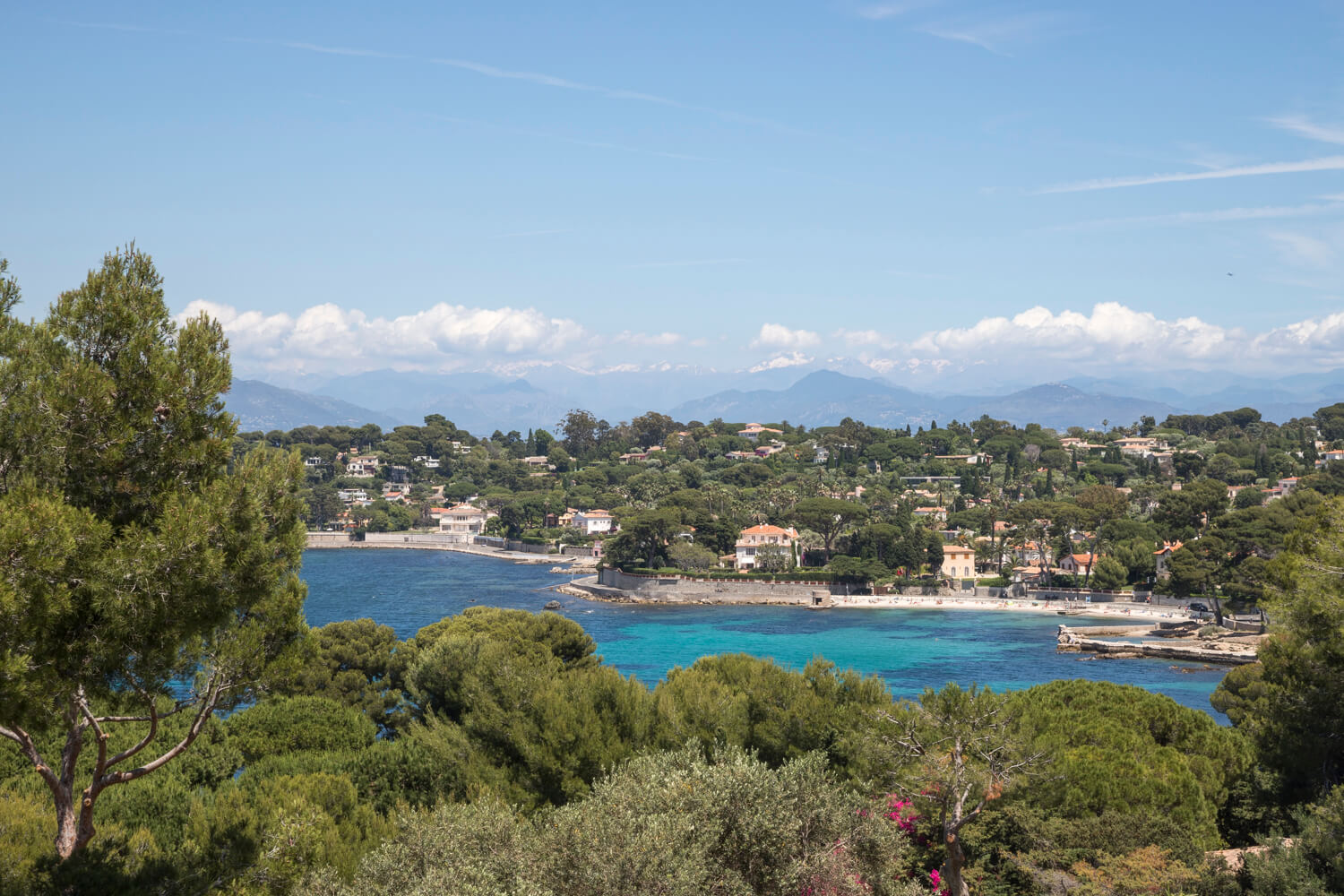 View from Batterie du Graillon, Cap d'Antibes, France by Cattie Coyle Photography