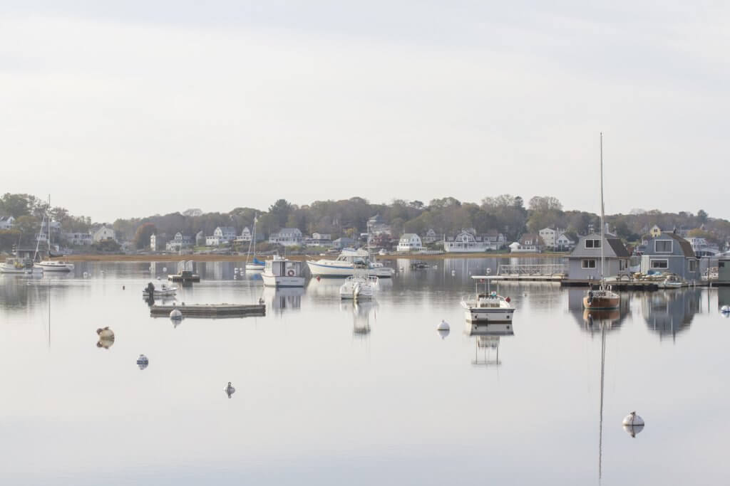 Quiet fall morning in Annisquam, MA by Cattie Coyle Photography