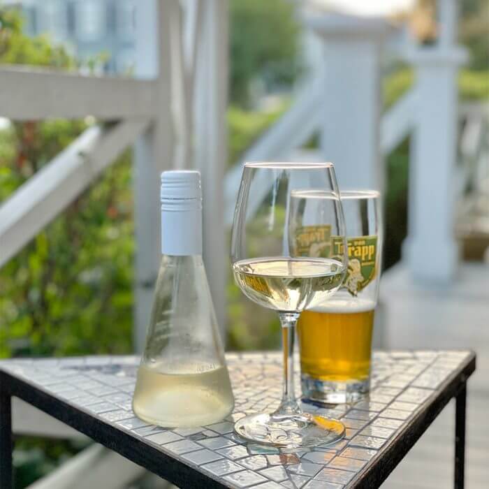 Evening drinks on the porch by Cattie Coyle Photography