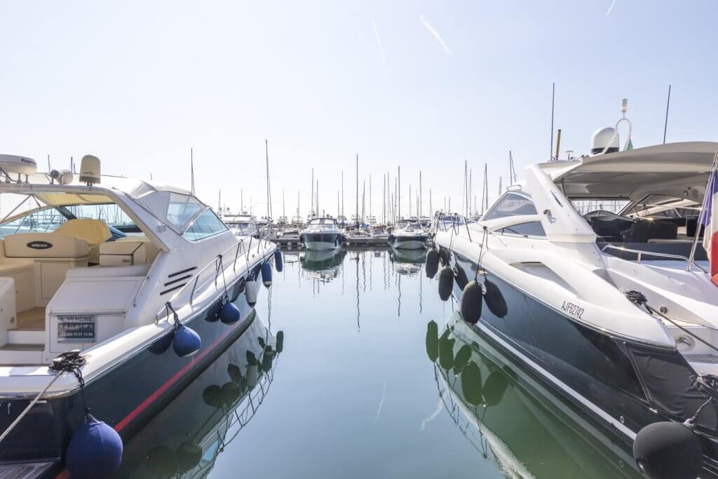 Yachts in the harbor, Beaulieu-sur-Mer, France, by Cattie Coyle Photography