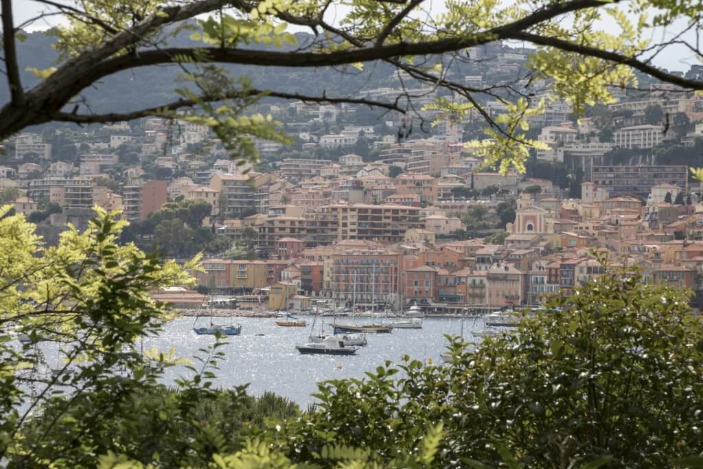 View of Villefranche-sur-Mer from the steps on the way to Beaulieu-sur-Mer | Cattie Coyle Photography