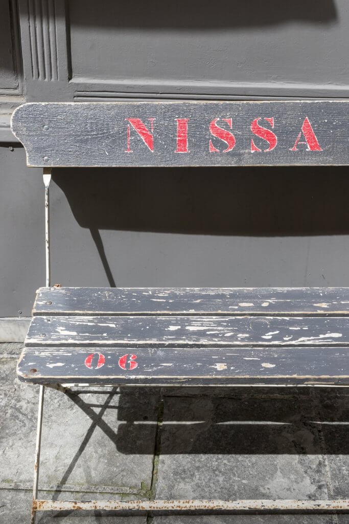 Nissa bench, Old Town, Nice France | Cattie Coyle Photography