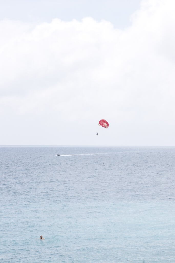 Parasailing in Nice France | Cattie Coyle Photography