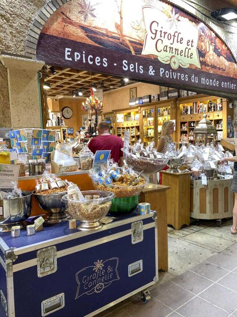 Spice store, Old Town, Nice France | Cattie Coyle Photography