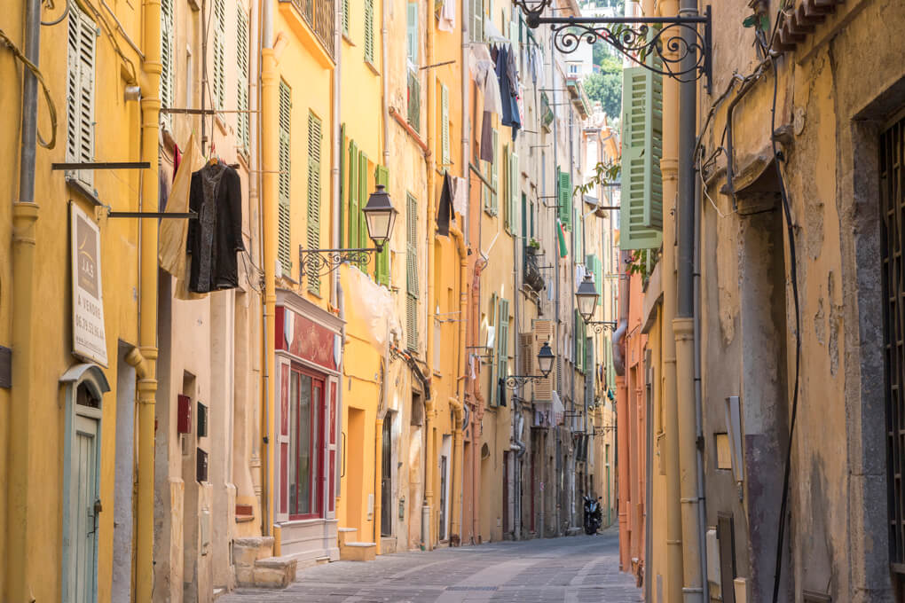 Rue Longue, Old Town, Menton, France, by Cattie Coyle Photography