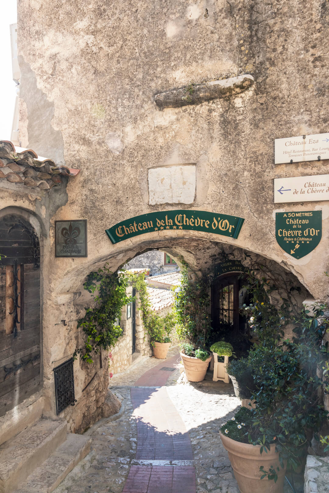 Château de la Chèvre d'or, Eze, France, by Cattie Coyle Photography. © 2019, all rights reserved.