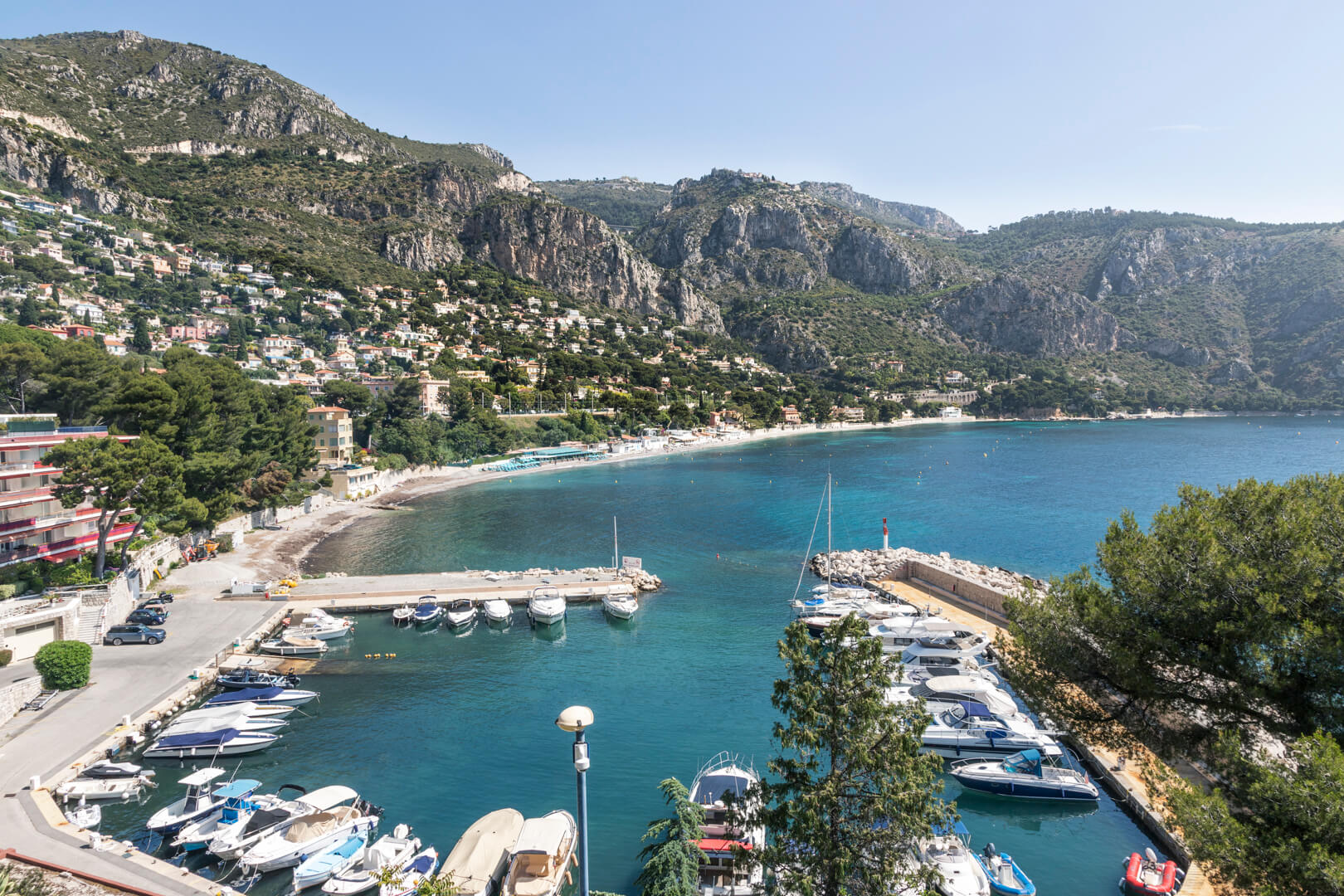 Eze-Bord-de-Mer beach and harbor by Cattie Coyle Photography