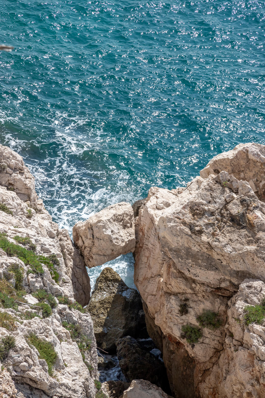 The Mediterranean, seen from the Basse Corniche, France, by Cattie Coyle Photography. © 2019, all rights reserved.