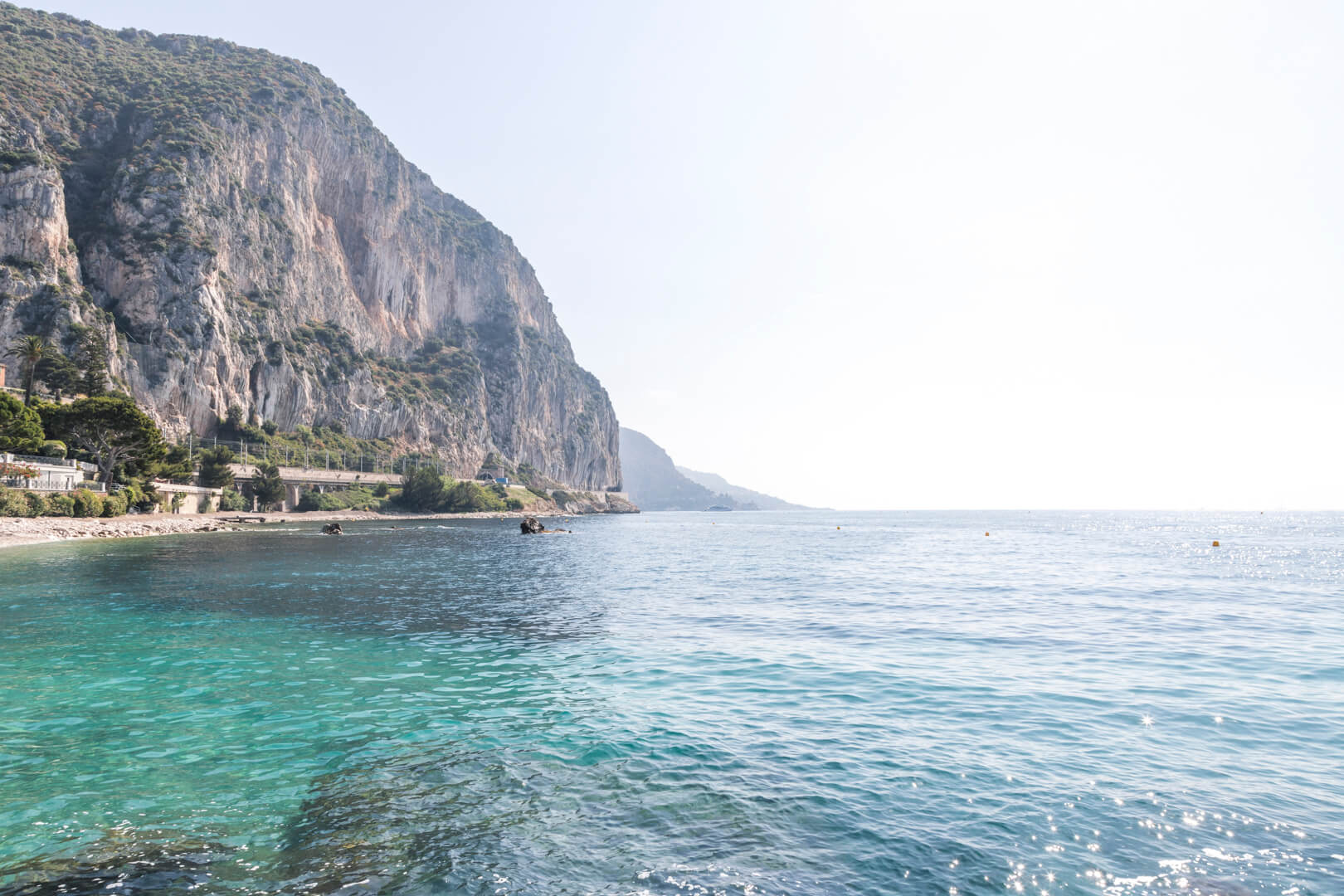 Plage Petite Afrique, Beaulieu-sur-Mer, France, by Cattie Coyle Photography. © 2019, all rights reserved.