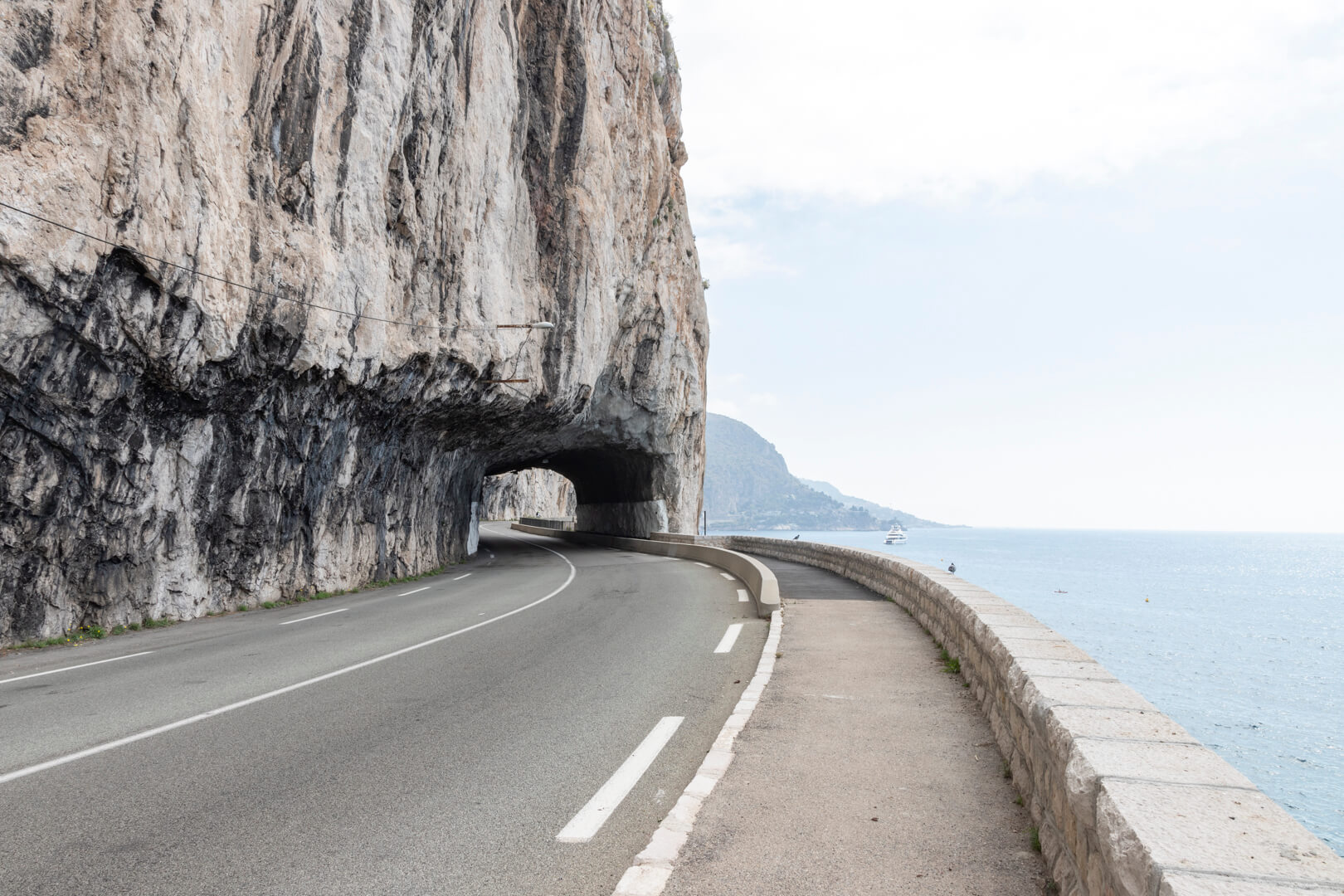 The Basse Corniche between Beaulieu-sur-Mer and Eze-Bord-de-Mer, France, by Cattie Coyle Photography. © 2019, all rights reserved.