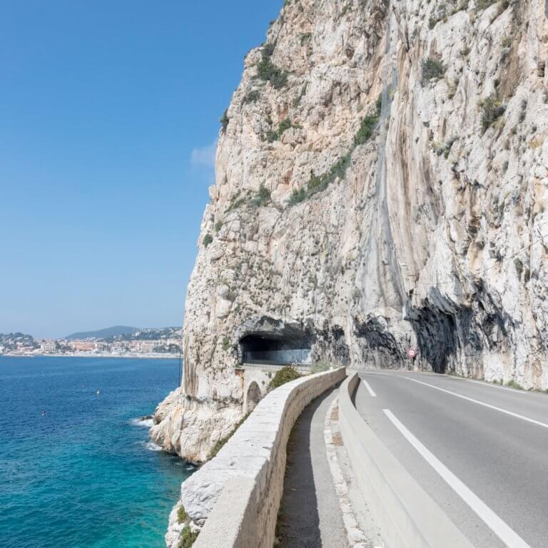 The Basse Corniche between Beaulieu-sur-Mer and Eze-Bord-de-Mer by Cattie Coyle Photography. © 2019, all rights reserved.