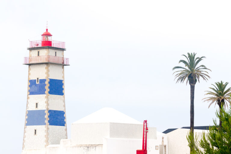 Santa Marta Lighthouse, Cascais, Portugal by Cattie Coyle Photography. © 2018, all rights reserved.