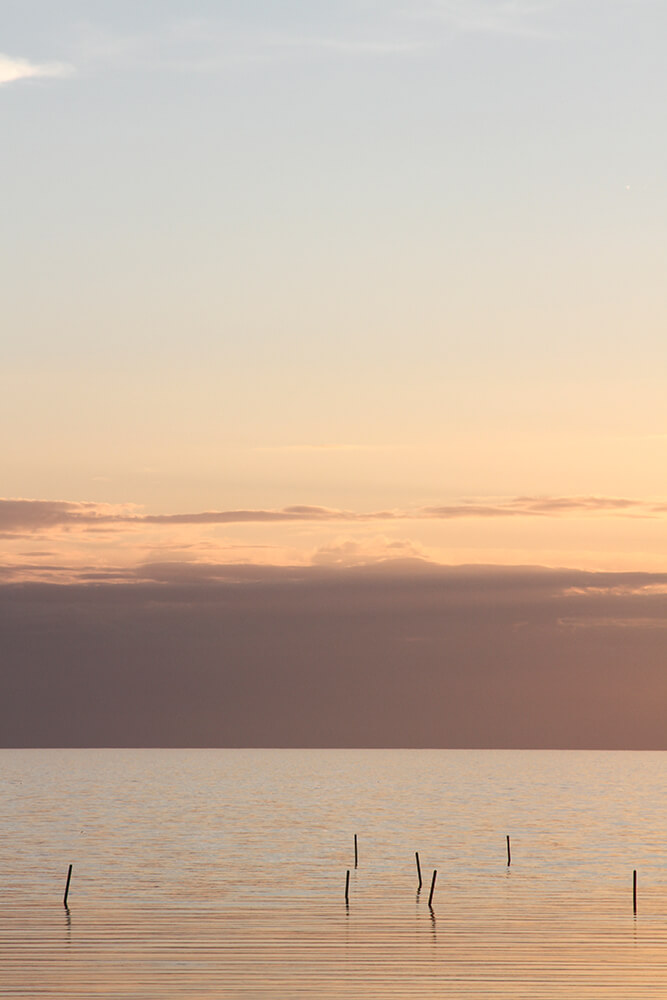 Evening colors and the Baltic Sea by Cattie Coyle Photography